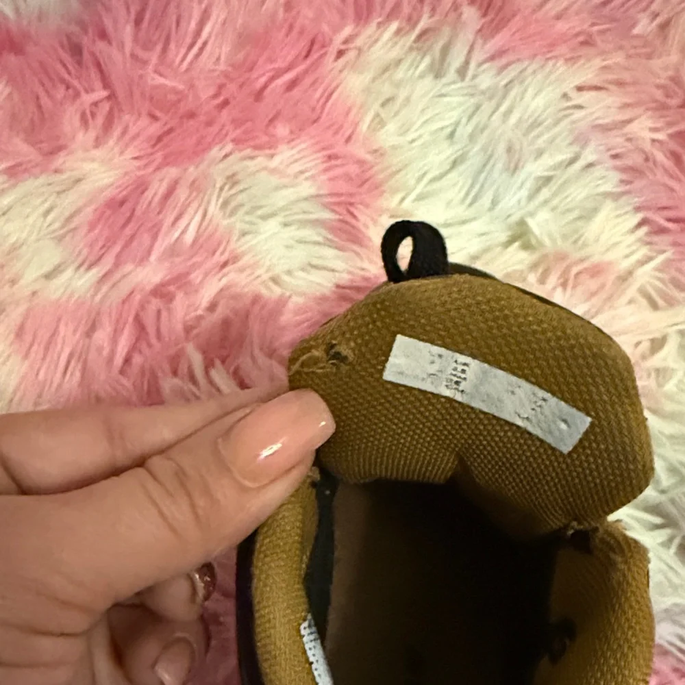 Timberland Kids Black and Tan Boots